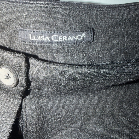 EUC Luisa Cerano size 8 Black Dress Pants - Picture 2 of 10